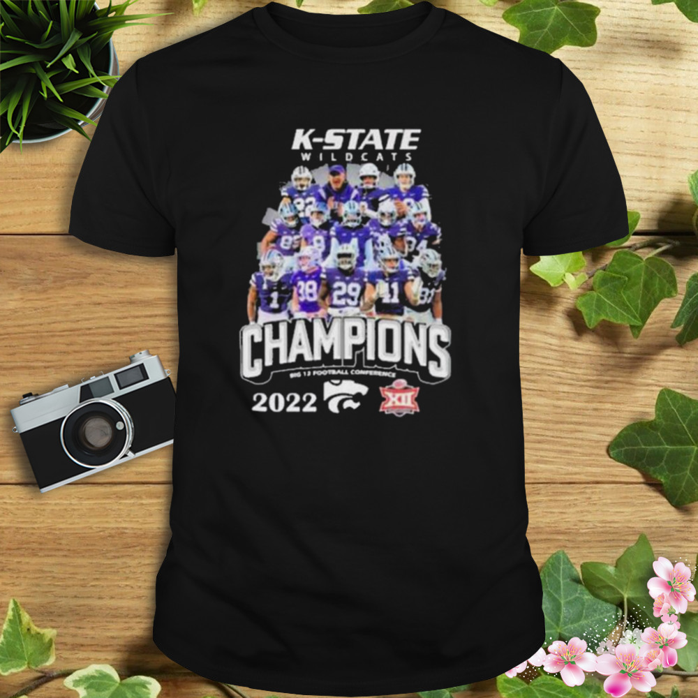 K-state wilDcats 2022 champions big 12 football conference shirt 1 Unisex tshirt