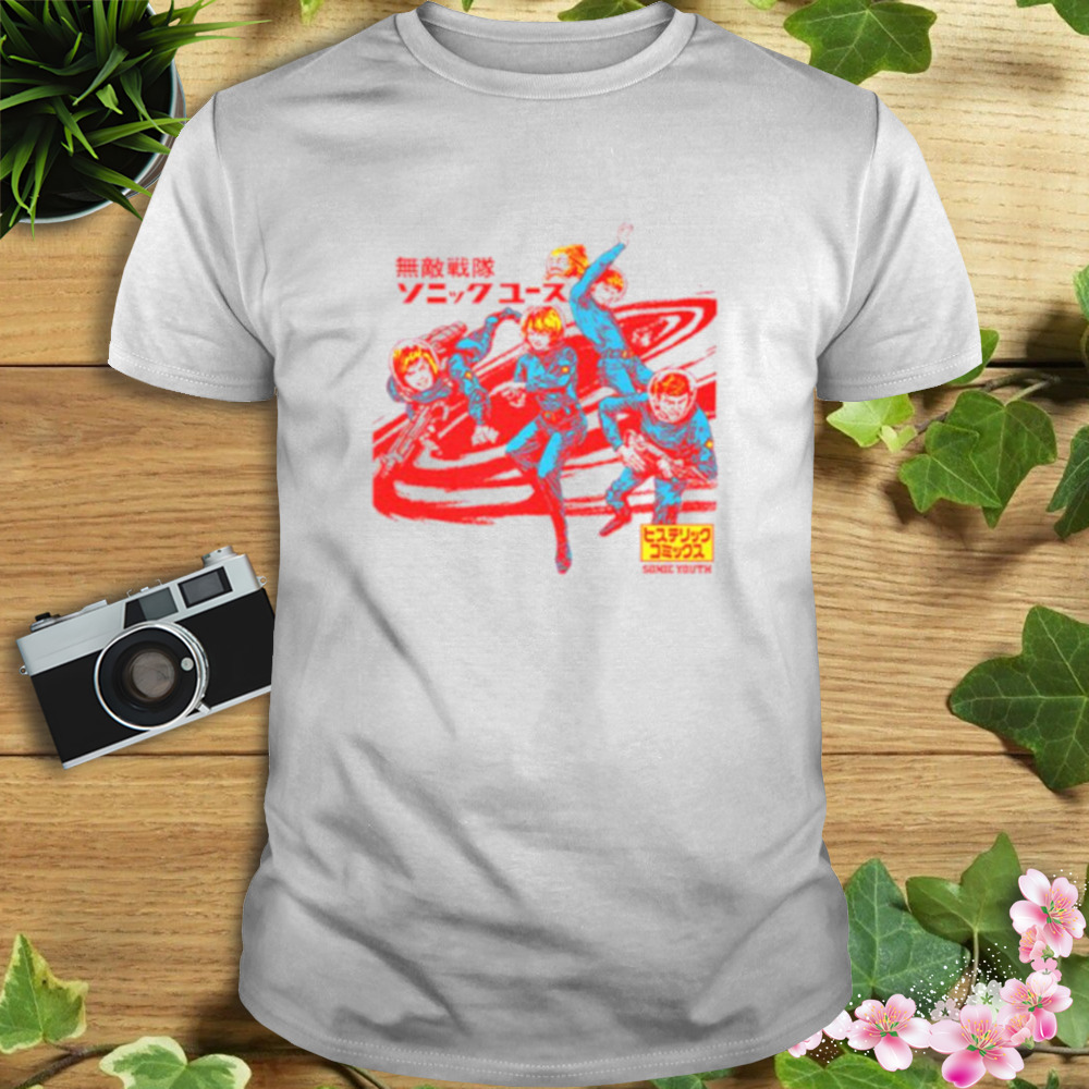 Kurt Cobain Sonic hysteric astronaut shirt