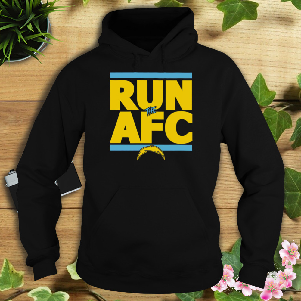 Los Angeles Chargers 2022 RUN the AFC shirt 4 Hoodie tshirt