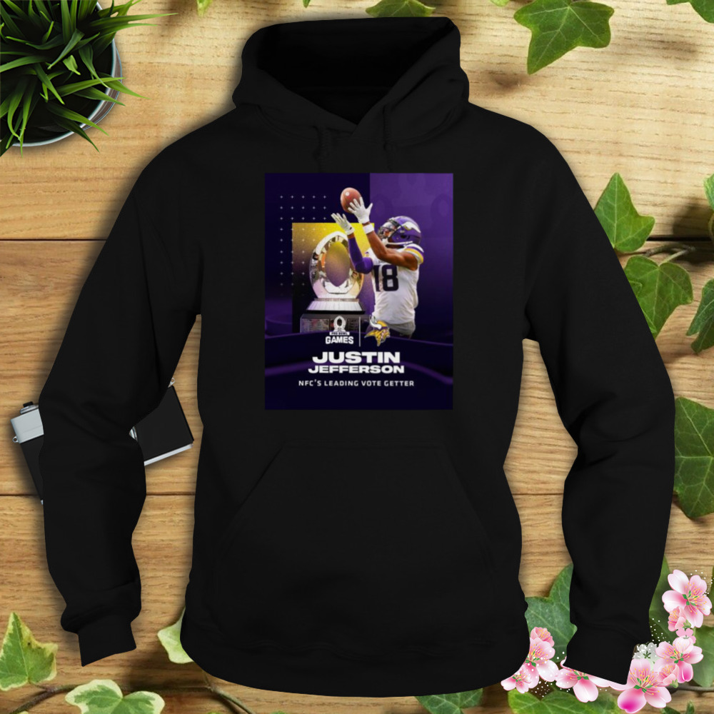 Minnesota Vikings Pro Bowl Games Justin Jefferson NFC’s Leading Vote Getter shirt 4 Hoodie tshirt