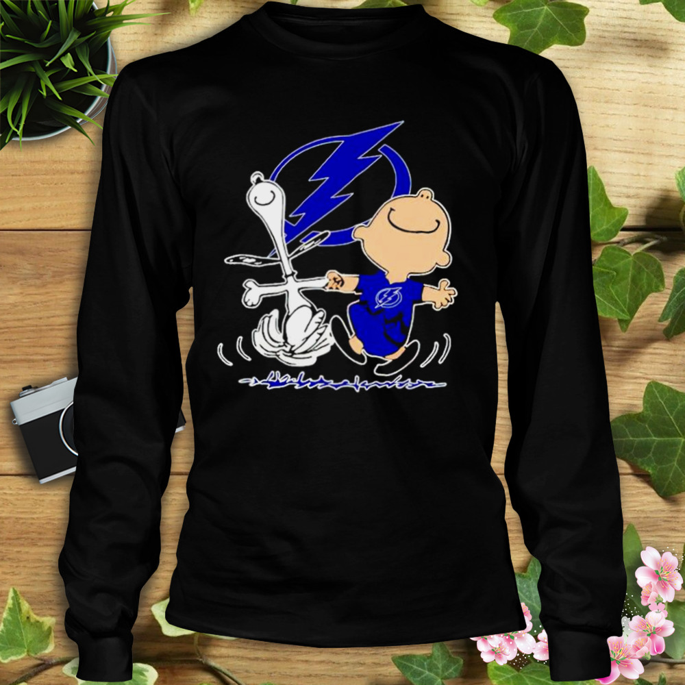 tampa Bay Lightning Snoopy and Charlie Brown dancing shirt - Cheap T shirts  Store Online Shopping