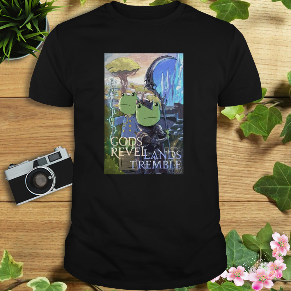 Frog Fantasy XIV Gods Revel Lands Tremble Shirt
