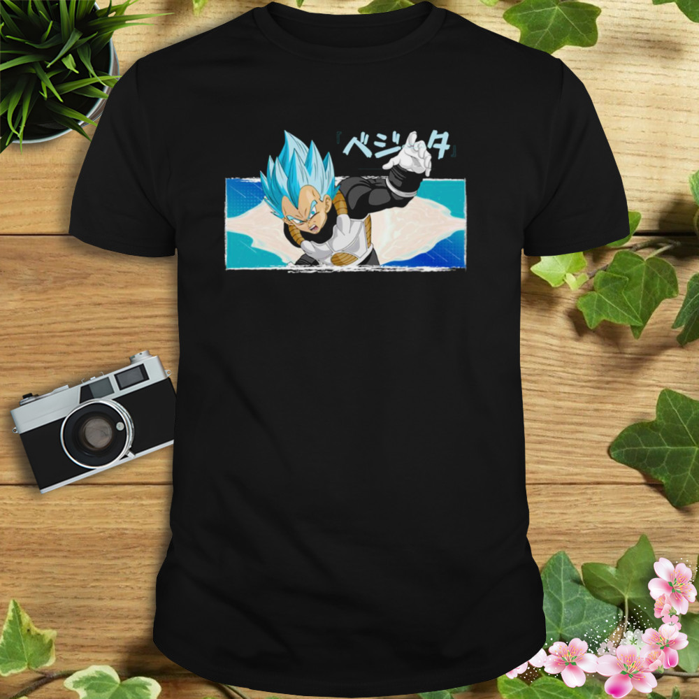 Japanese Dbz Vegeta Epic Blue Skyness Dragon Ball shirt