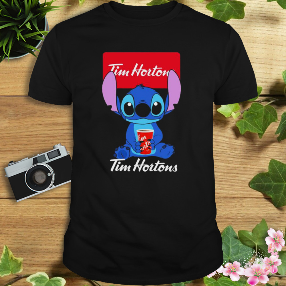 Stitch Hug Tim Hortons Shirt