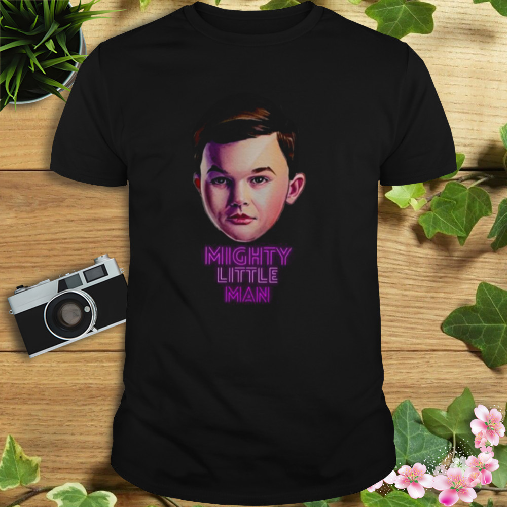 Young Sheldon Mighty Little Man Watercolor Painting shirt