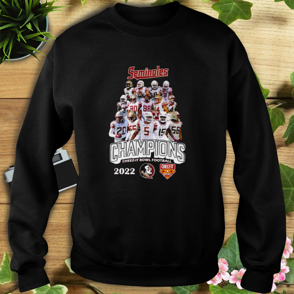Florida State Seminoles team 2022 Champions Cheez-it Bowl Football shirt 5 Sweat tshirt