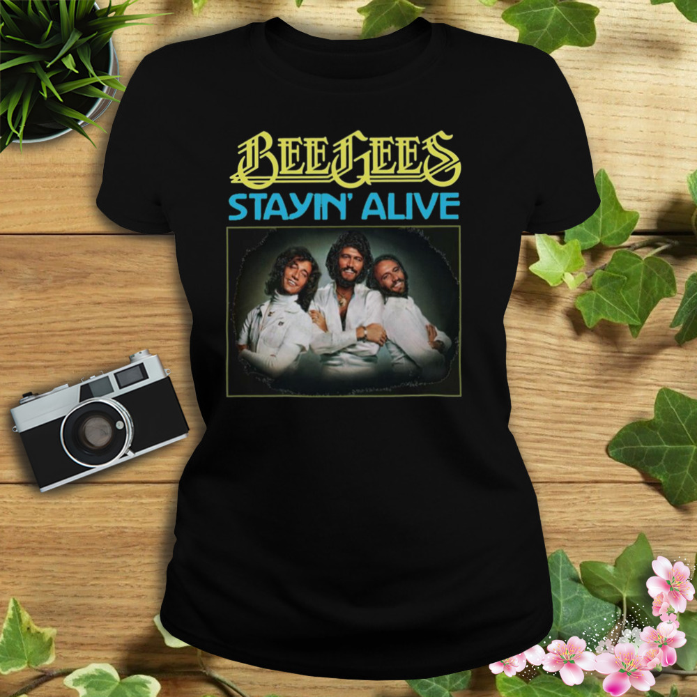 Members Design Stayin Alive Bee Gees Band shirt 2 Women's tshirt