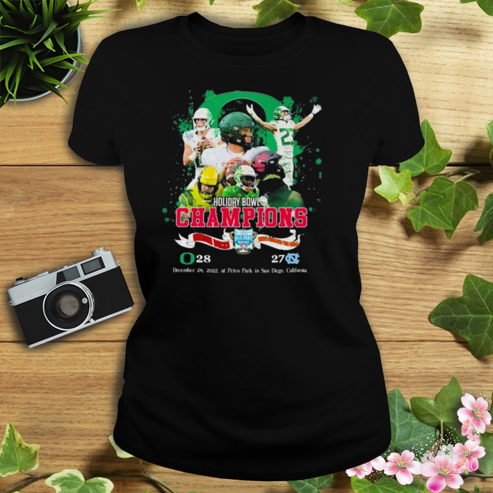 Oregon Ducks 2022 Holiday Bowl Champions 28-27 Finals Soccer shirt 2 Women's tshirt
