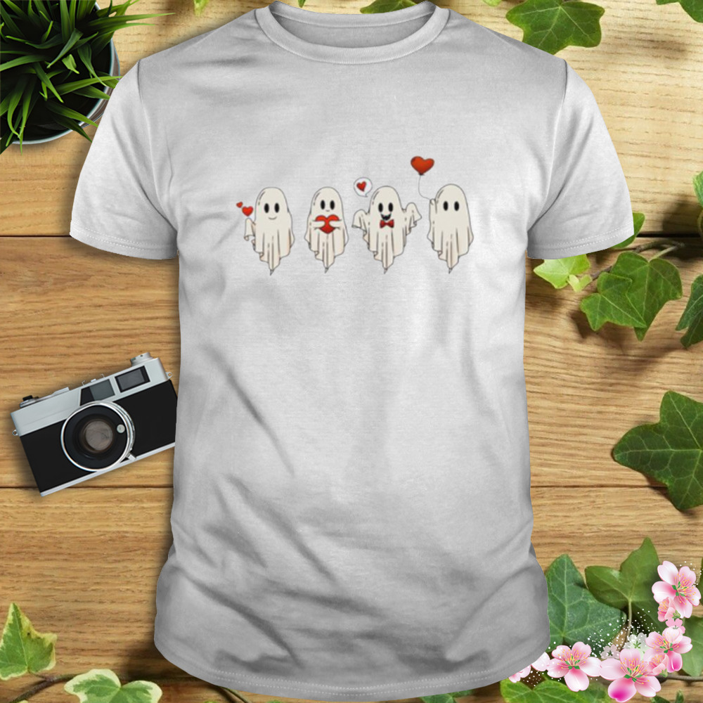 Valentines Day Ghost Spooky Shirt