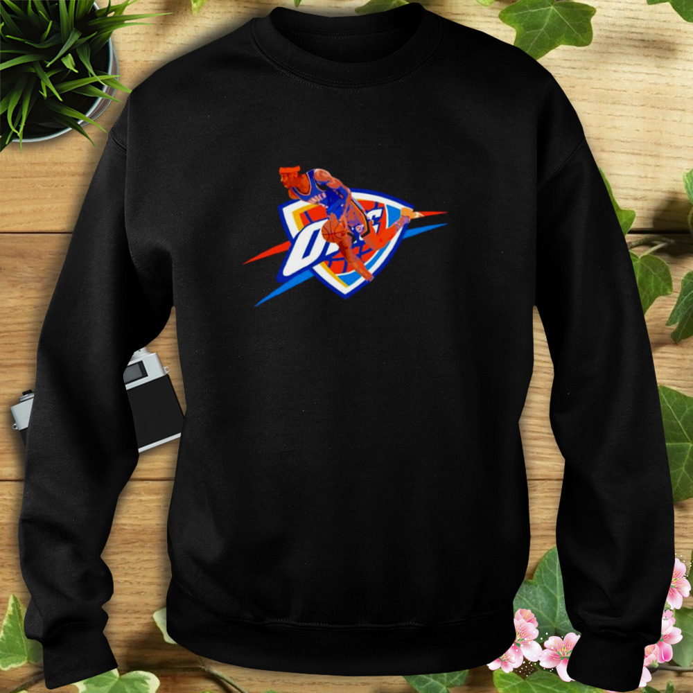 oklahoma City Thunder Shai Gilgeous-Alexander in action shirt 5 Sweat tshirt