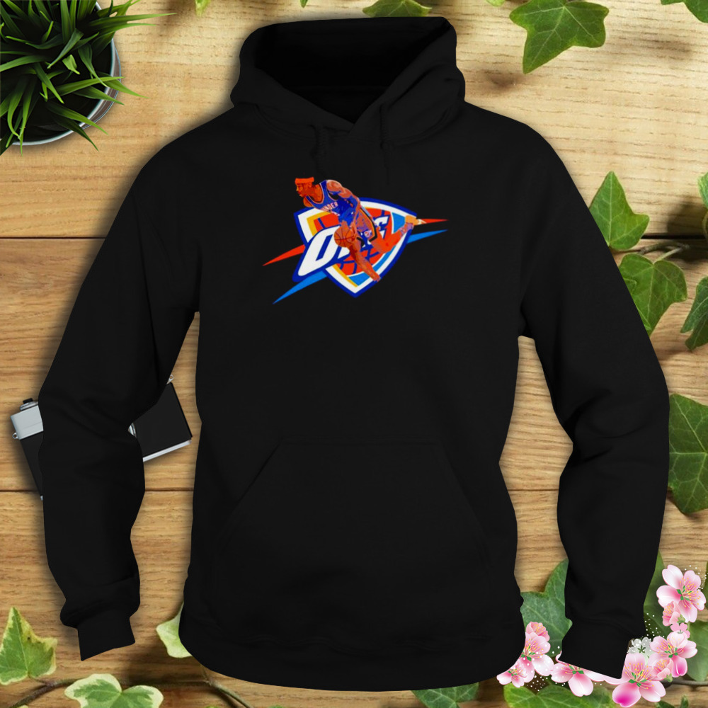 oklahoma City Thunder Shai Gilgeous-Alexander in action shirt 4 Hoodie tshirt