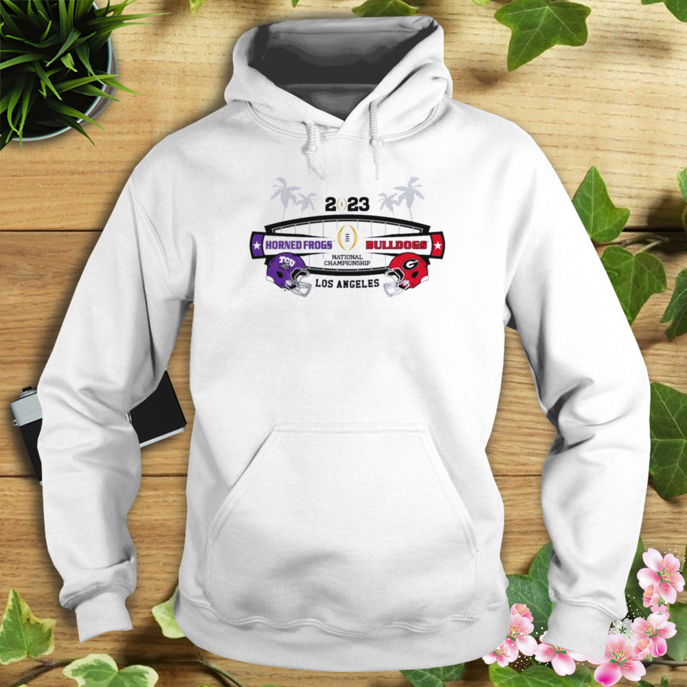 2023 CFP National Championship Game Horned Frogs vs Bulldogs Shirt 4 Hoodie shirt