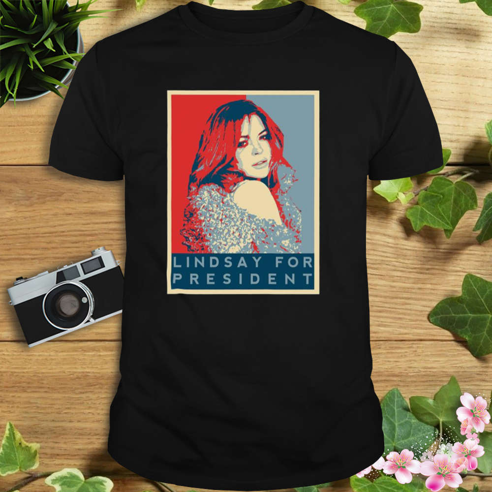 Retro Mean Girls Lindsay For President shirt