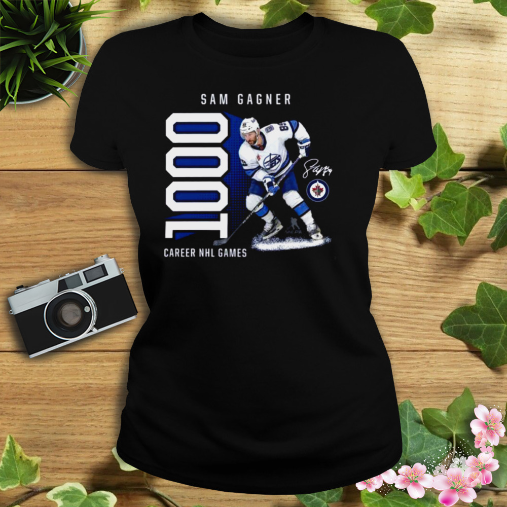Sam Gagner Winnipeg Jets 1000 Career Games Singature Shirt 2 Women's tshirt