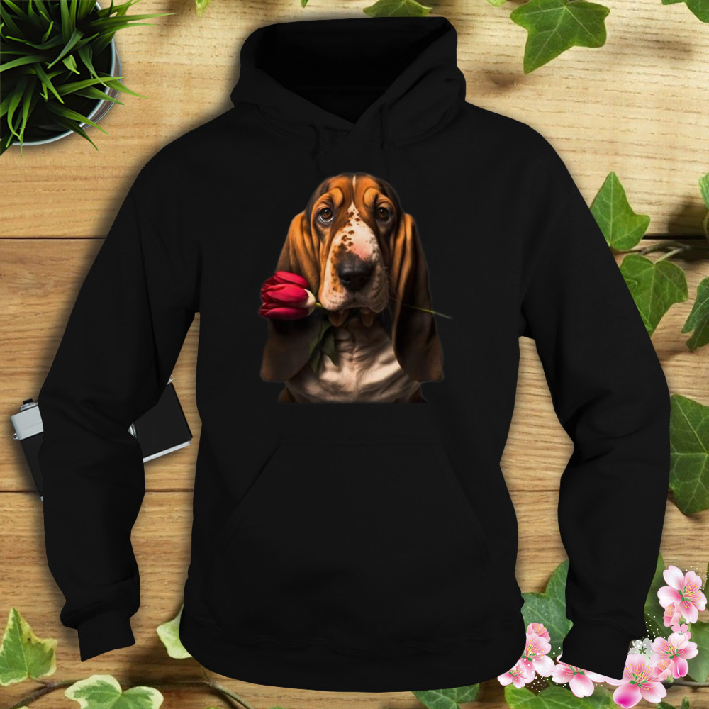 Basset Hound Valentines Day Basset Hound Shirt 4 Hoodie tshirt