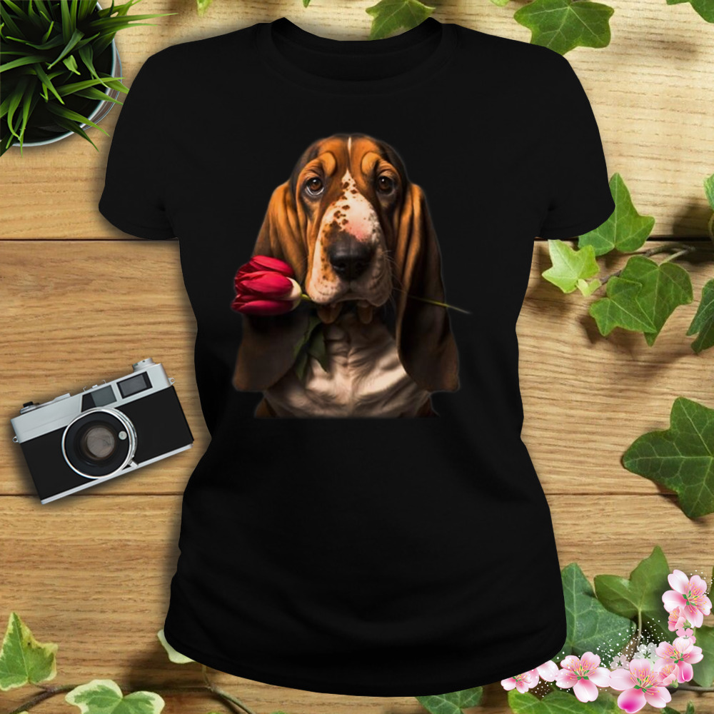 Basset Hound Valentines Day Basset Hound Shirt 2 Women's tshirt