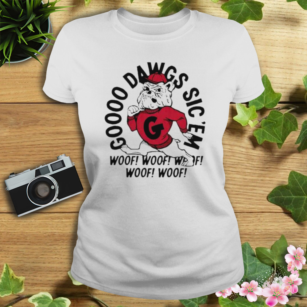 Georgia Bulldogs Go Dawgs Woof Sic’em 2023 shirt 2 Women's shirt