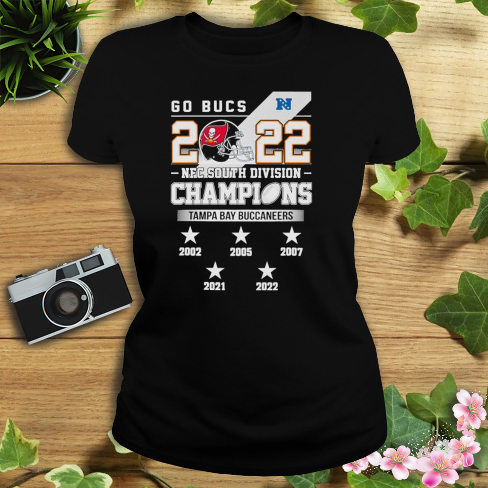 Tampa bay buccaneers 2022 nfc south division champions shirt, hoodie,  longsleeve tee, sweater