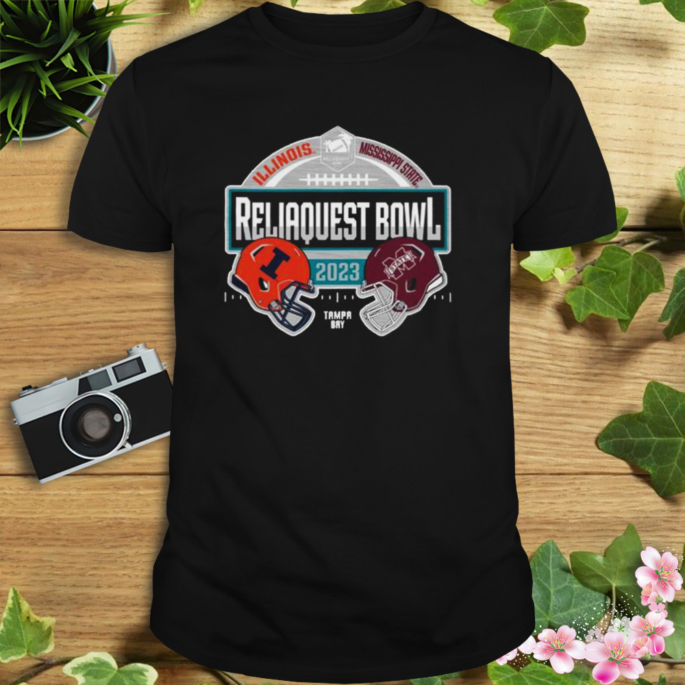 Mississippi State vs Illinois 2023 Reliaquest Bowl Match Up shirt