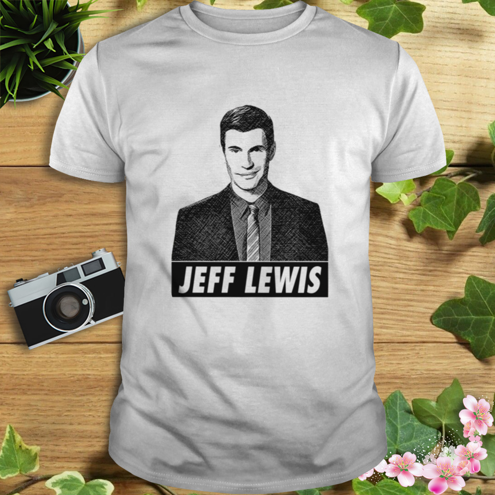 Pencil Sketch Portrait Jeff Lewis Live shirt