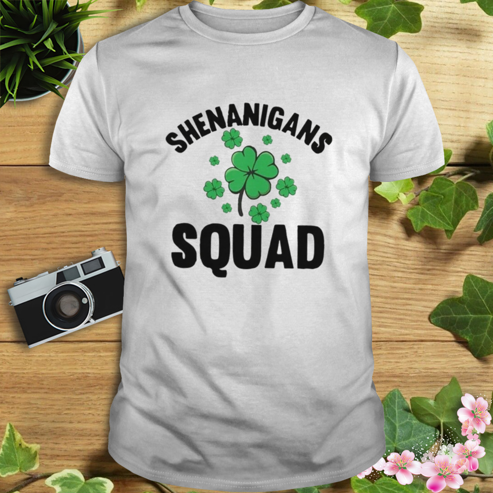Shenanigans Squad Irish Slogan St Patrick’s Day Shirt