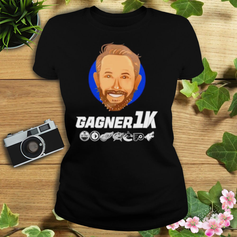 Winnipeg Jets Gagner 1K Congrats Gags 1000 Career Nhl Games shirt 2 Women's tshirt
