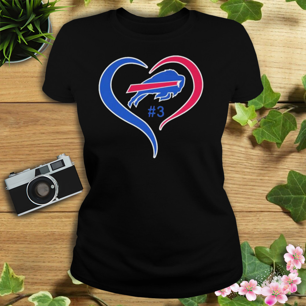 Buffalo Bills Love For 3 Damar Hamlin T-Shirt, Custom prints store