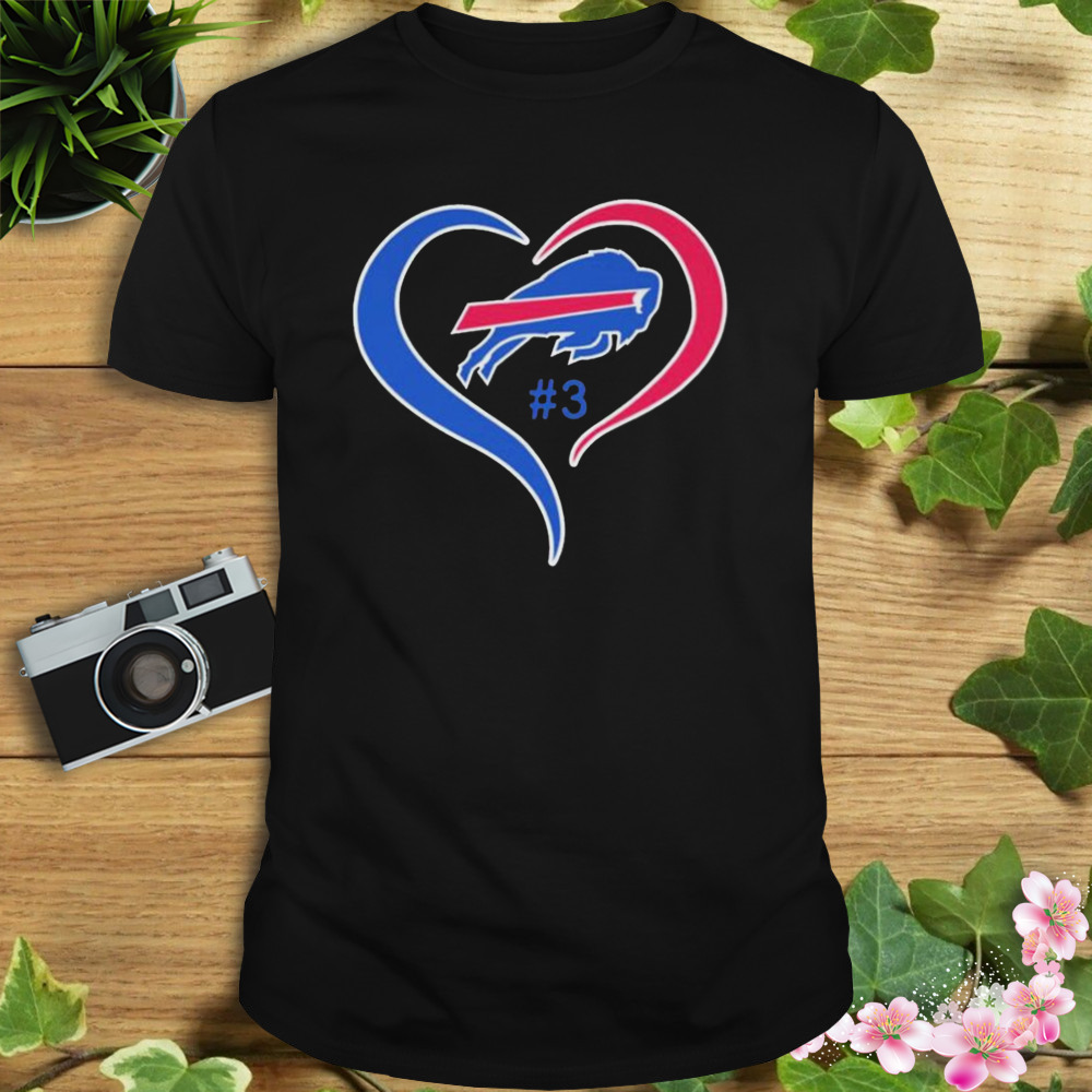 Damar Hamlin Heart 3 Unisex Tee