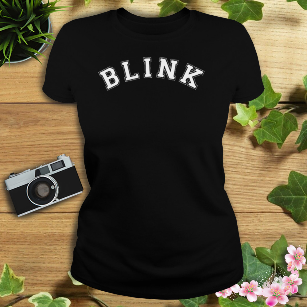 Blink Varsity Lettering Logo Blackpink Shirt 2 Women's tshirt