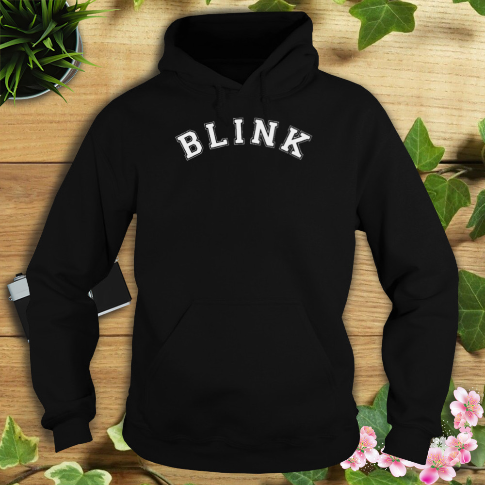 Blink Varsity Lettering Logo Blackpink Shirt 4 Hoodie tshirt