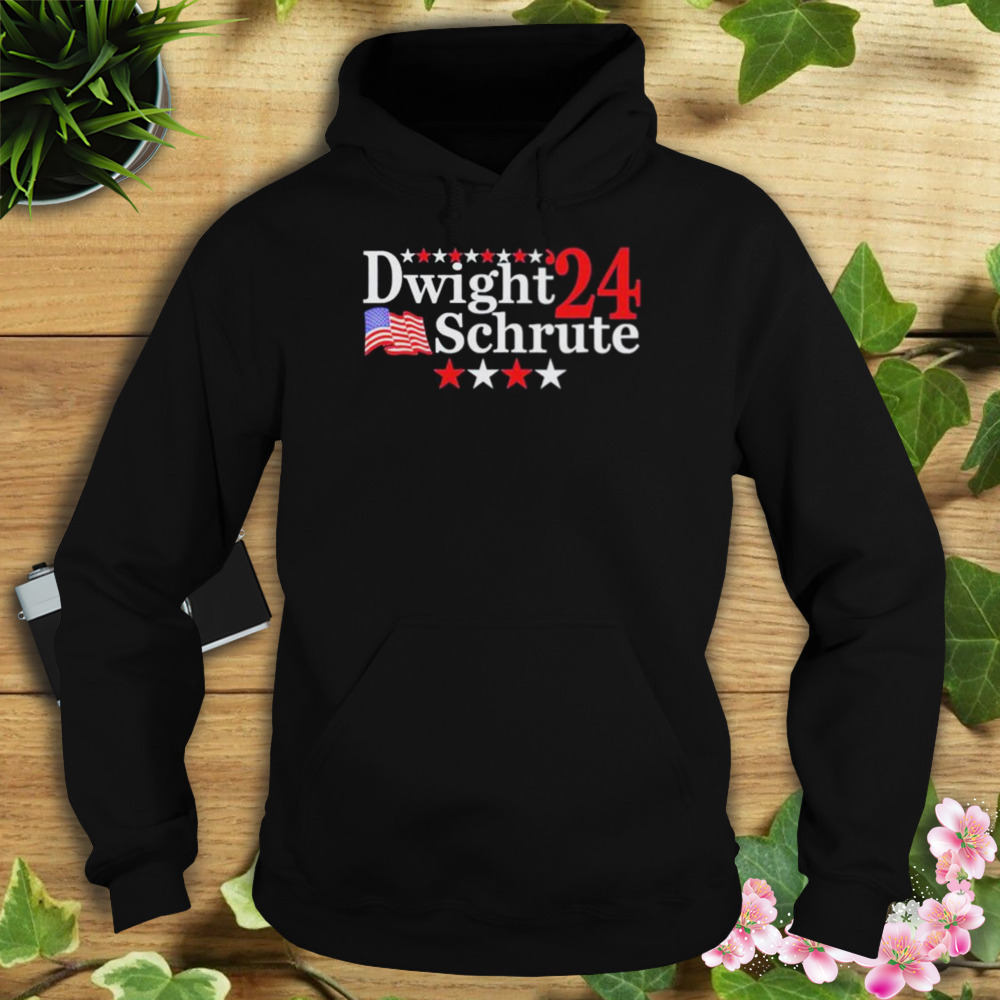 Dwight schrute 2024 election parody shirt 4 Hoodie tshirt