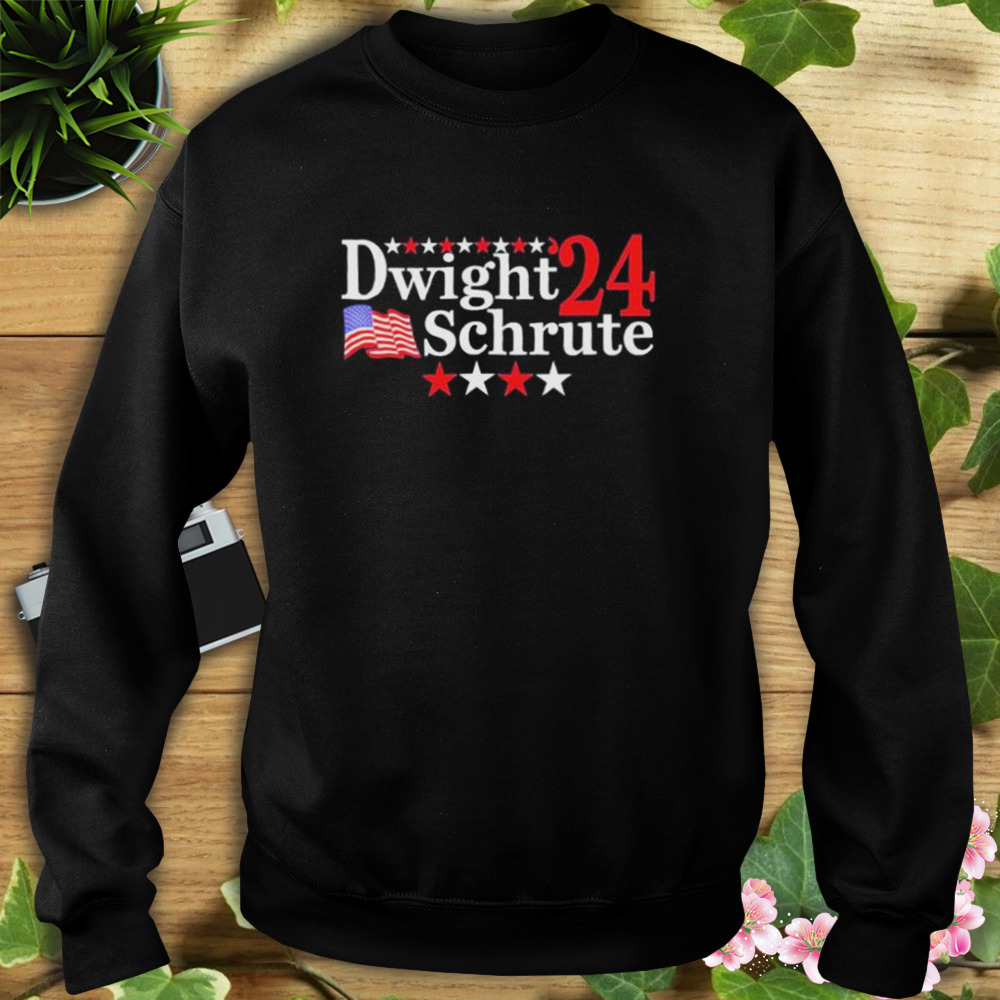 Dwight schrute 2024 election parody shirt 5 Sweat tshirt