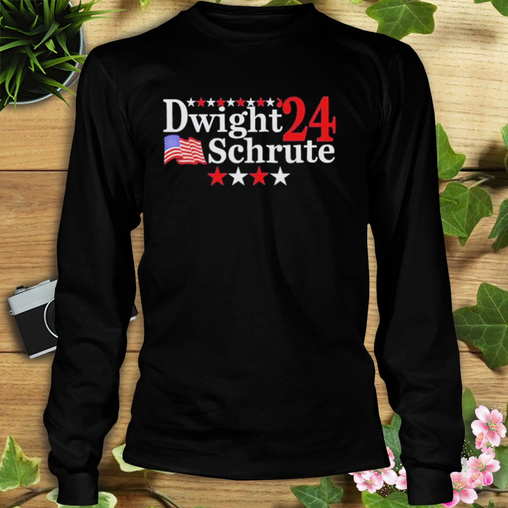 Dwight schrute 2024 election parody shirt 3 Longsleeve tshirt