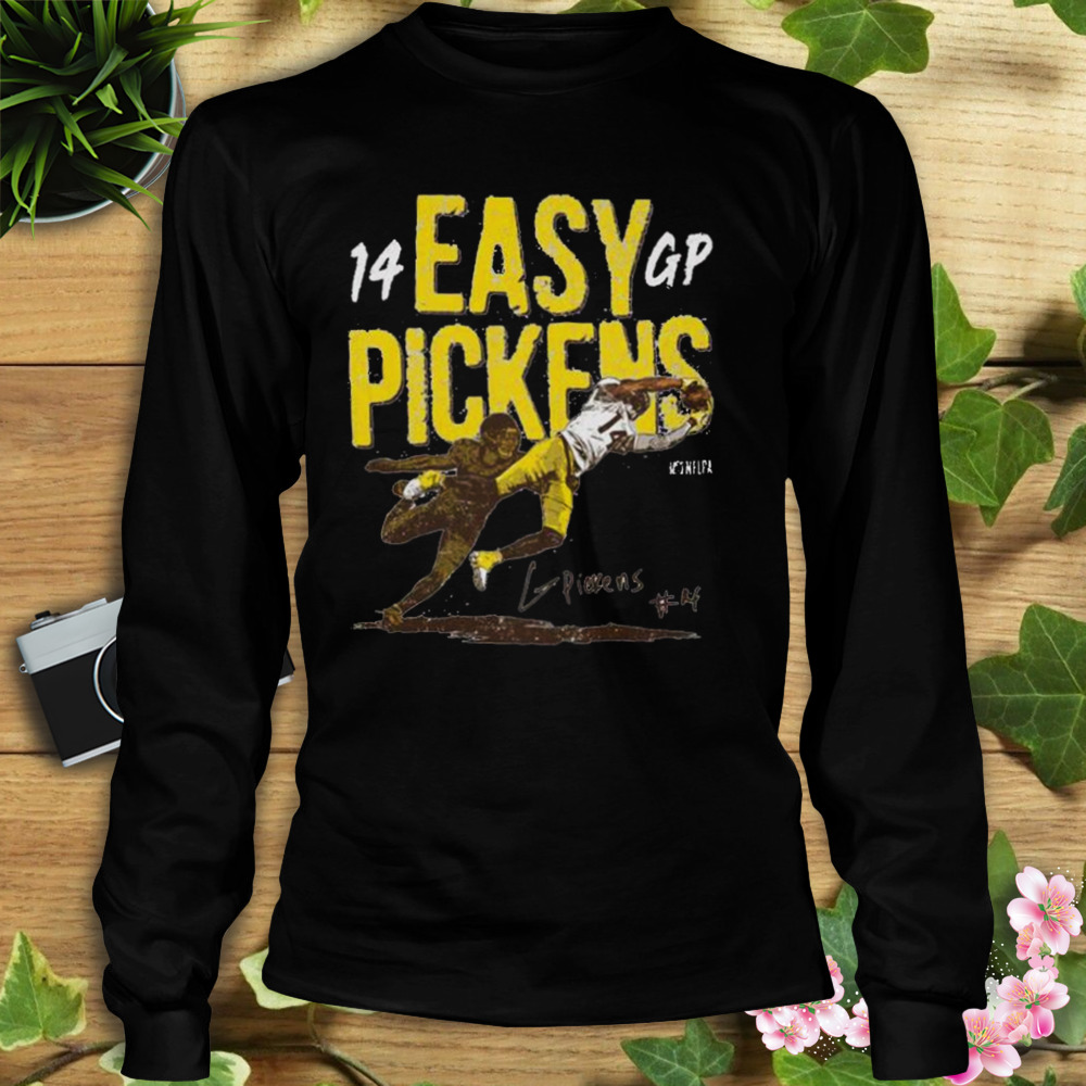 George Pickens Pittsburgh Easy Pickens 14 Gp Signature 2023 Shirt 3 Longsleeve tshirt
