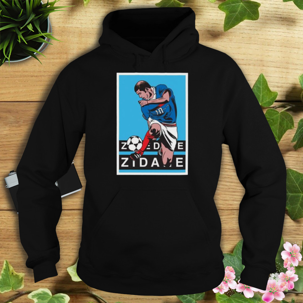 Grpahic Zinedine Zidane 98 Football Fanart shirt 4 Hoodie tshirt