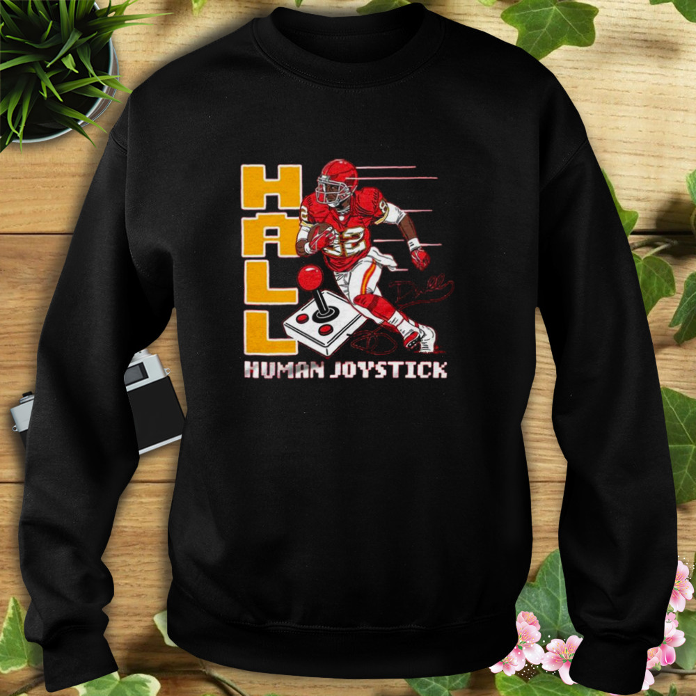 Kansas City Chiefs Dante Hall Human Joystick Signature Shirt 5 Sweat tshirt
