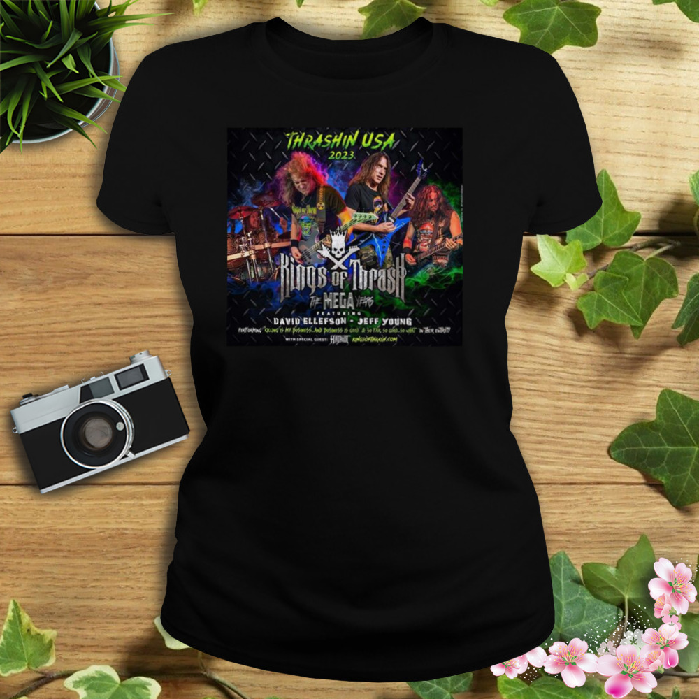 Kings Of Thrash To Rock Megadeth’s Early Albums On Tour 2023 Shirt 2 Women's tshirt