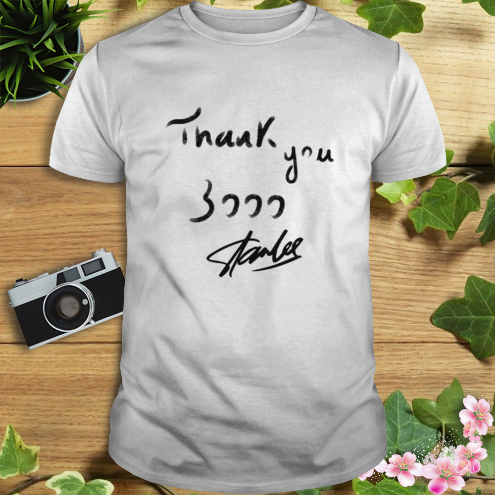 Thank You 3000 Marvel Stan Lee Signature shirt 1 Unisex shirt
