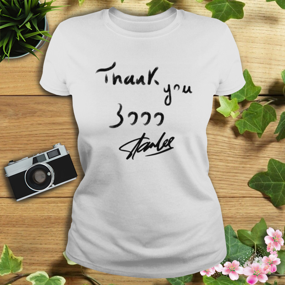 Thank You 3000 Marvel Stan Lee Signature shirt 2 Women's shirt