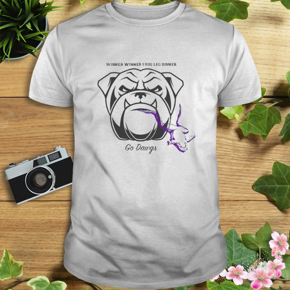 Winner Winner Frog Leg Dinner Go Dawgs shirt 1 Unisex shirt