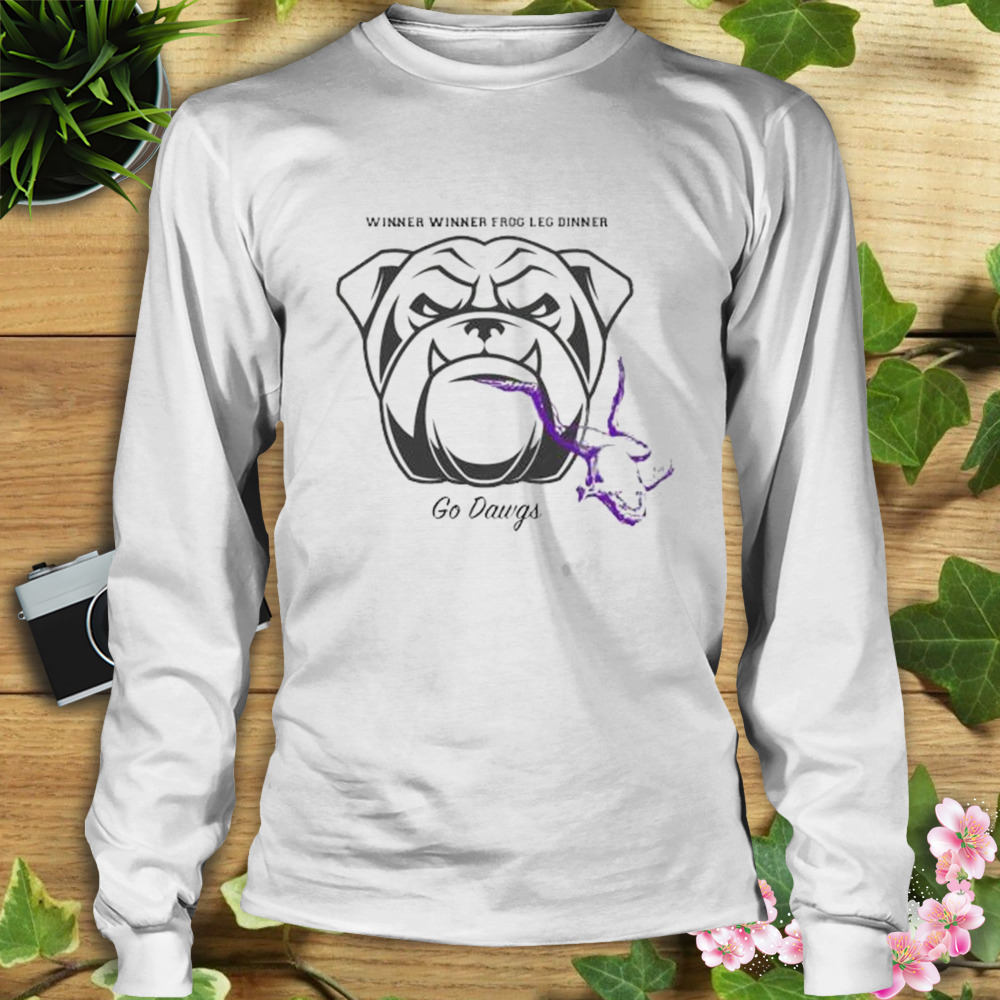 Winner Winner Frog Leg Dinner Go Dawgs shirt 3 Longsleeve shirt