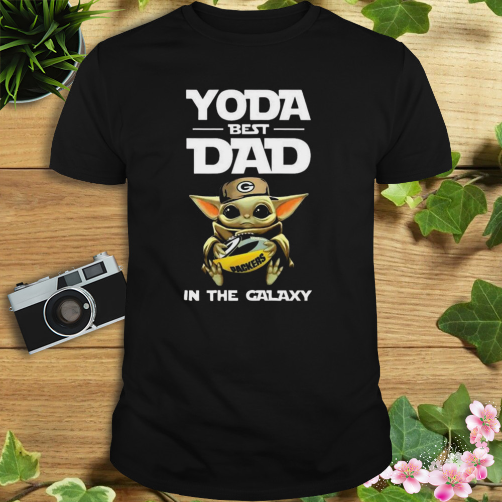 Yoda Best Dad In The Galaxy Green Bay Packers Football NFL Shirt