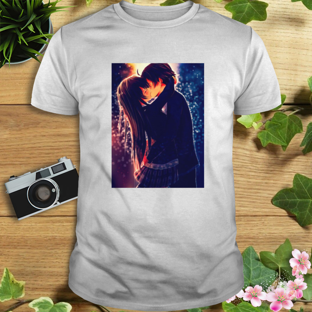 Kissing Hikigaya Japanese Oregairu Graphic shirt