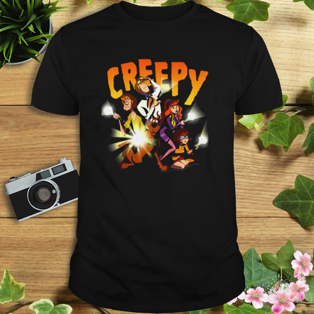 Mystery Gang Group Shot Creepy Scooby Doo shirt