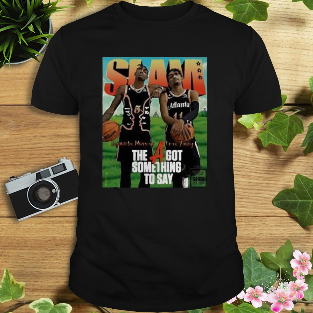 Artist series slam 241 trae and dejounte shirt 1 Unisex tshirt