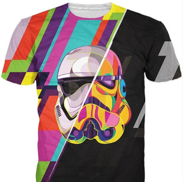 Best STAR WARS X CAPTAIN AMERICA 3D T-shirt 1 Best STAR WARS X CAPTAIN AMERICA 3D T-shirt