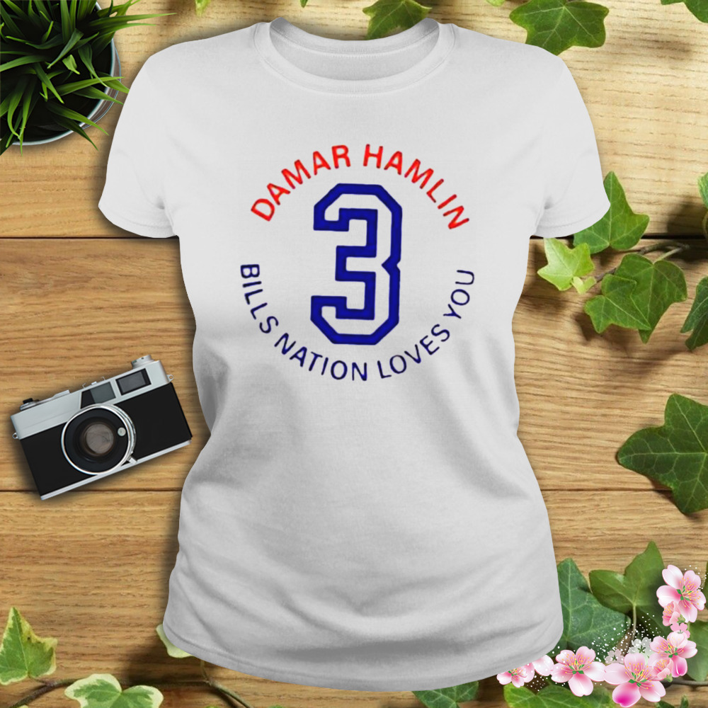 Bills nation loves you pray for damar hamlin shirt 2 Women's shirt