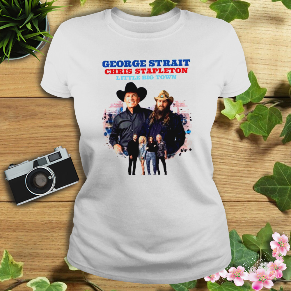 Chris Stapleton Tour 2023 Geoege Strait shirt 2 Women's shirt