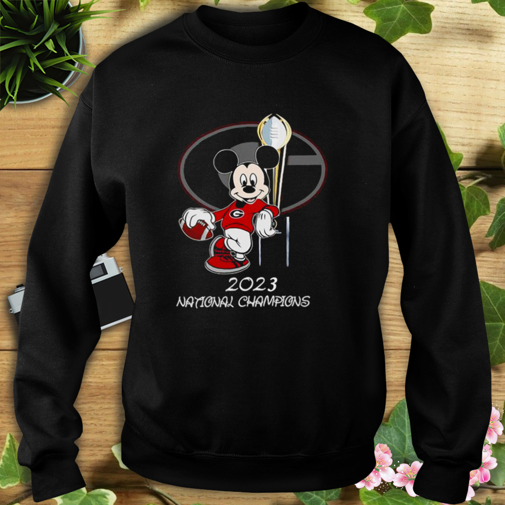 Georgia Bulldogs 2023 National Championship Mickey Mouse Svg