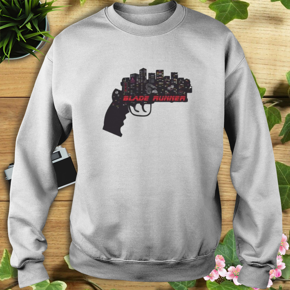 Gun Art Rick Deckard Blaster Blade Runner 1982 Shirt 5 Sweat shirt